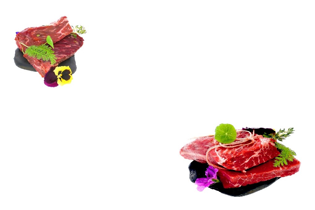 Detail exkluzivního hovězího masa Black Angus