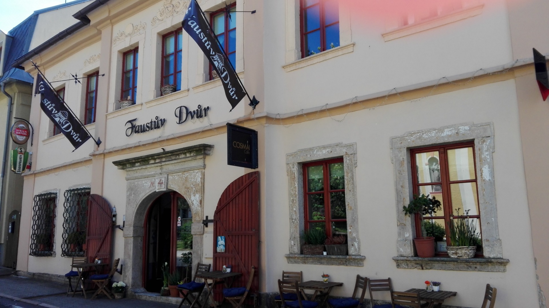 Atmosféra restaurace Faustův Dvůr